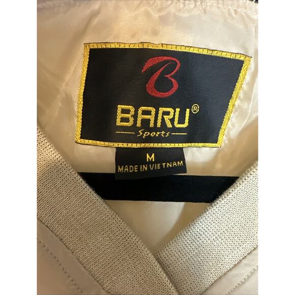 Baru Sports Golden Knights Logo Palms Stone SZ M Pullover Windbreaker Jacket NWT - Picture 3 of 7